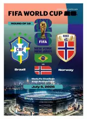 №91 БРАЗИЛИЯ - НОРВЕГИЯ 5 июля 2026 1/8 финала Чемпионат Мира ФИФА ФАН программа