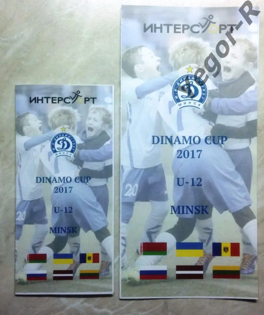 2017 Динамо Минск Беларусь Калининград Белгород Россия Спортул Молдова U12 прост