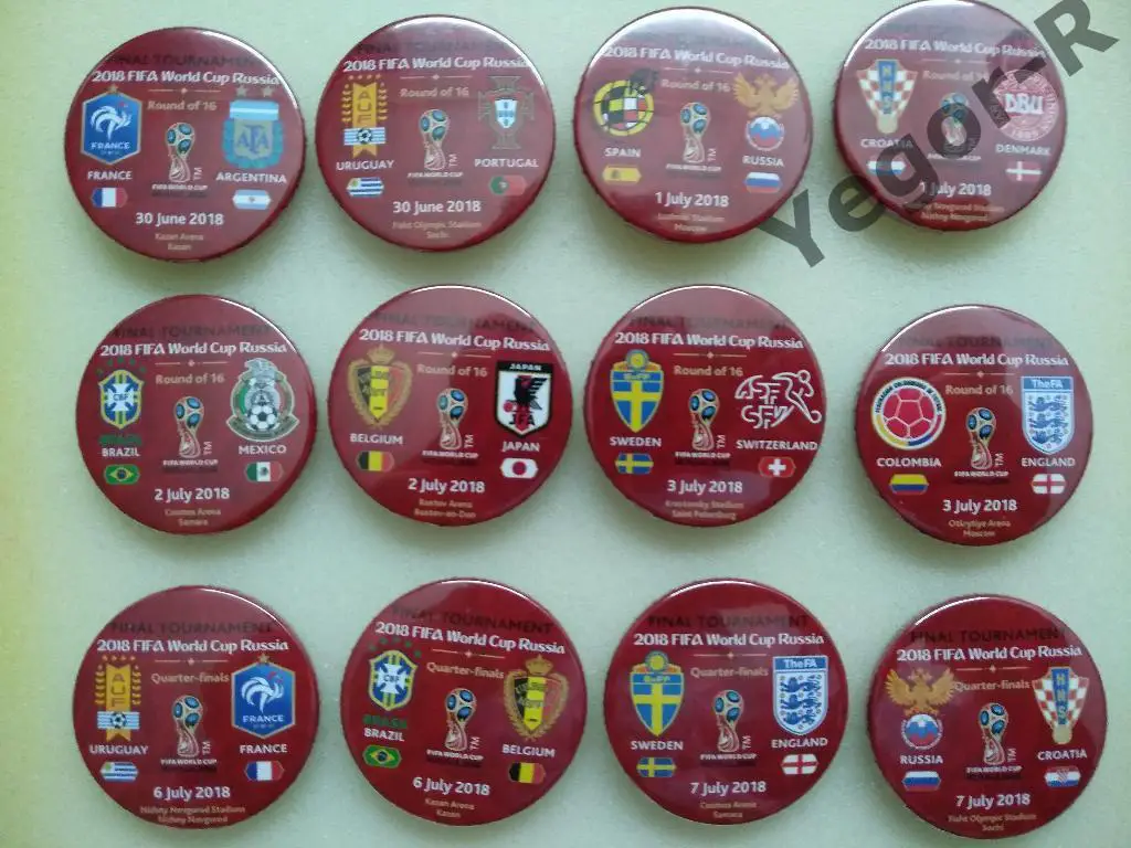 №52 ЧМ 2018 ХОРВАТИЯ - ДАНИЯ 1 июля Нижний Новгород 1/8 финала ЗНАЧОК