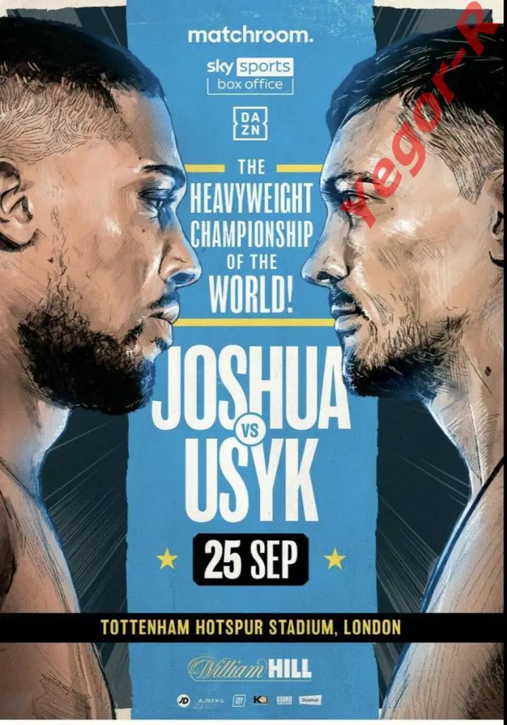Энтони ДЖОШУА Великобритания Александр УСИК Украина 2022 титул Чемпион Мира БОКС