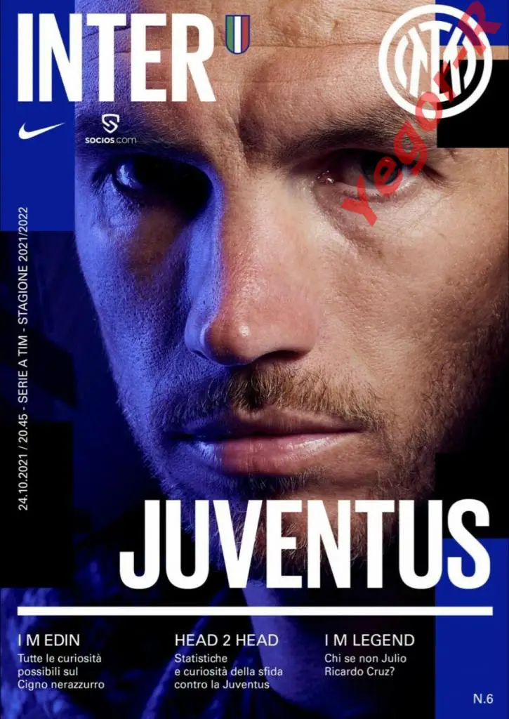 ИНТЕР Милан Италия - ЮВЕНТУС Турин Италия 2021 Серия А официальная