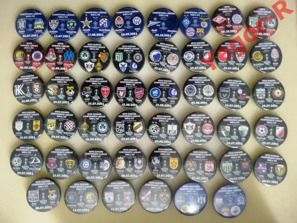 ФОЛА Эш Люксембург КАЙРАТ Алматы Казахстан 2021 ЛК значки цена за 1