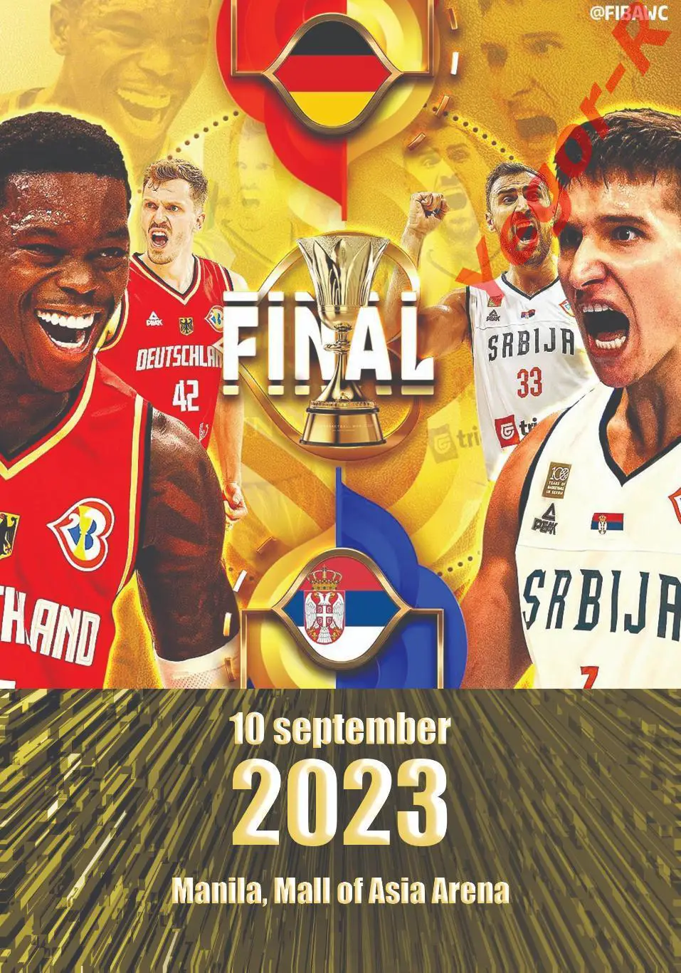 ГЕРМАНИЯ - СЕРБИЯ 10 сентября 2023 ФИБА Кубок Мира ФИНАЛ ФАН программа 12 стр