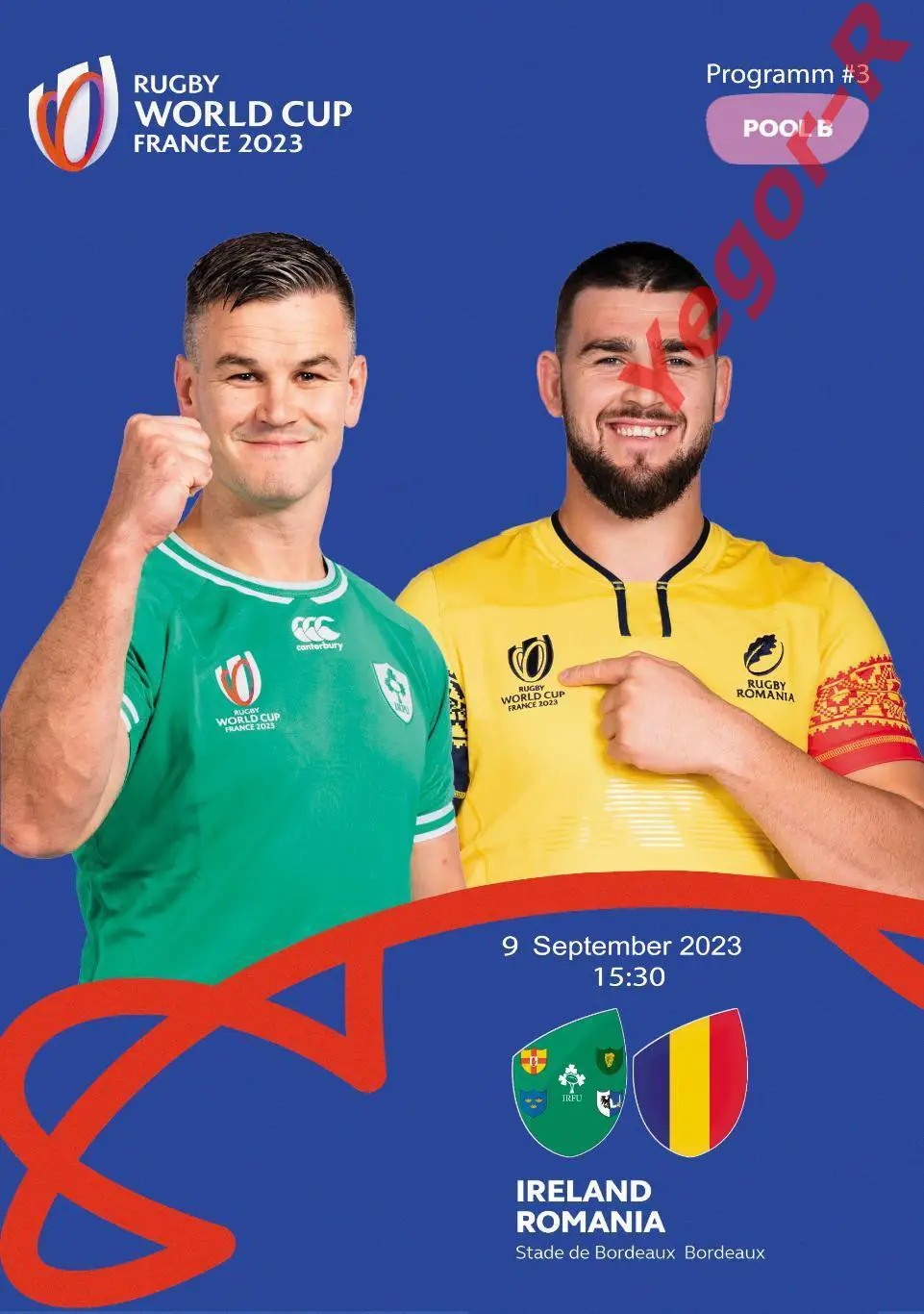 №3 ИРЛАНДИЯ - РУМЫНИЯ 9 сентября 2023 ЧМ ФАН программа 12 стр