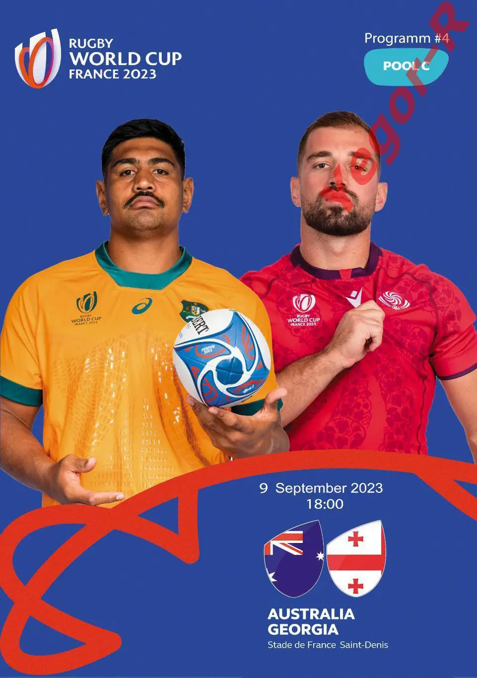 №4 АВСТРАЛИЯ - ГРУЗИЯ 9 сентября 2023 ЧМ ФАН программа 12 стр