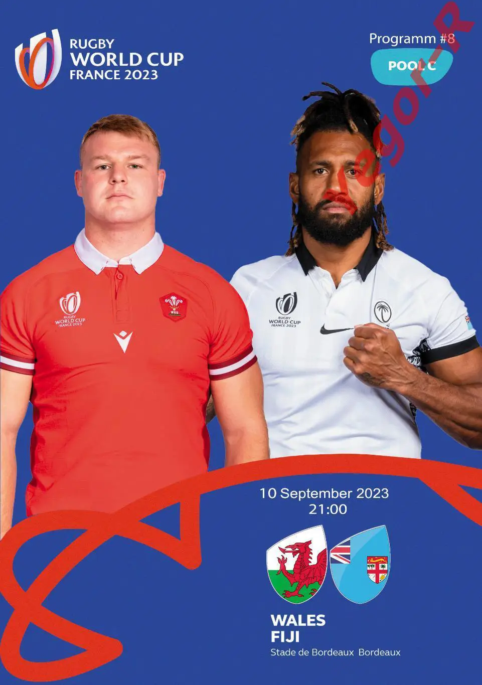 №8 УЭЛЬС - ФИДЖИ 10 сентября 2023 ЧМ ФАН программа 12 стр