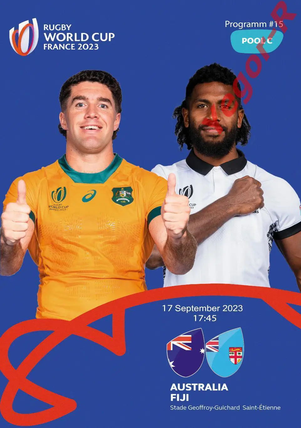 №15 АВСТРАЛИЯ - ФИДЖИ 17 сентября 2023 ЧМ ФАН программа 12 стр