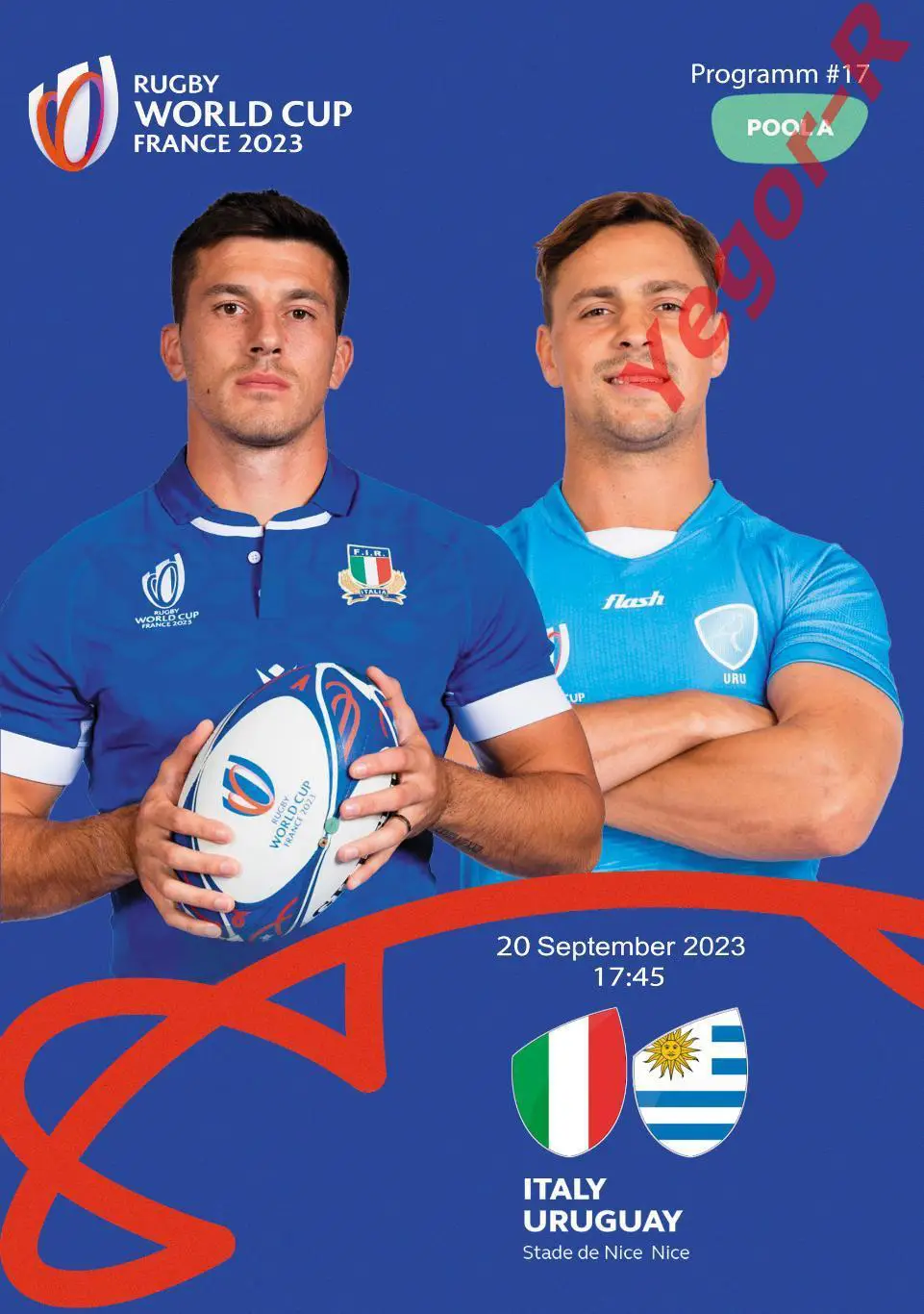 №17 ИТАЛИЯ - УРУГВАЙ 20 сентября 2023 ЧМ ФАН программа 12 стр