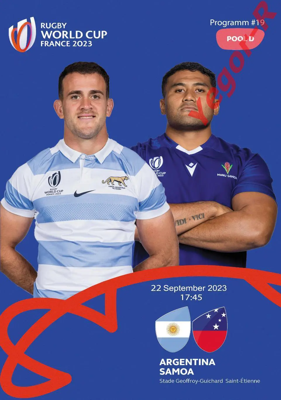 №19 АРГЕНТИНА - САМОА 22 сентября 2023 ЧМ ФАН программа 12 стр