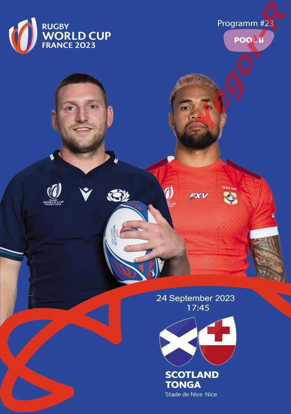 №23 ШОТЛАНДИЯ - ТОНГА 24 сентября 2023 ЧМ ФАН программа 12 стр