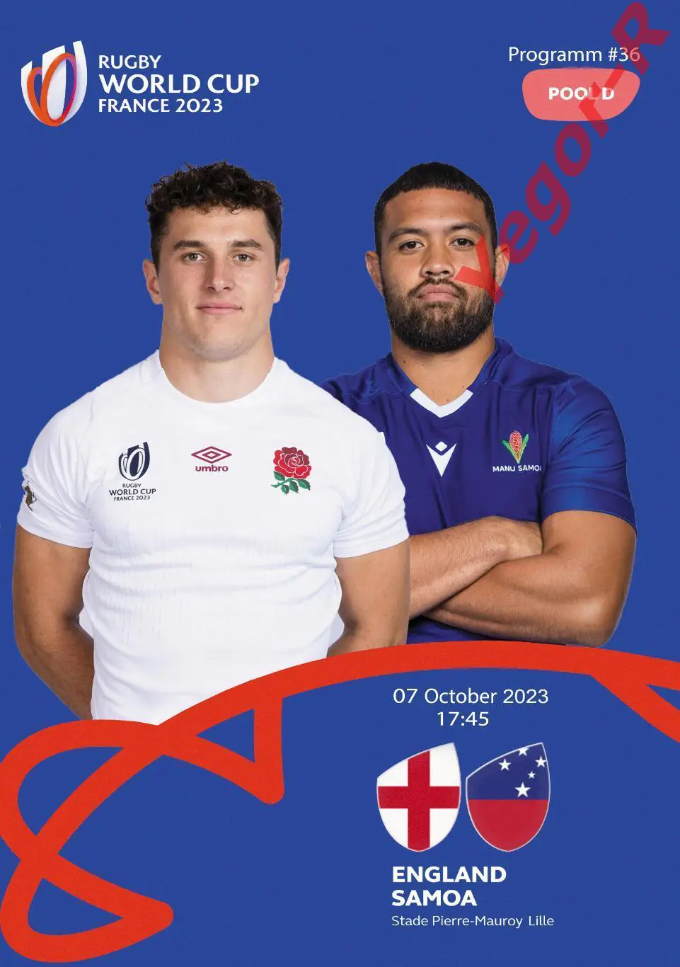 №36 АНГЛИЯ - САМОА 7 октября 2023 ЧМ ФАН программа 12 стр