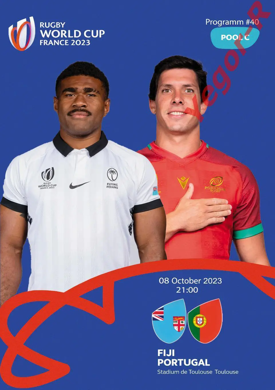 №40 ФИДЖИ - ПОРТУГАЛИЯ 8 октября 2023 ЧМ ФАН программа 12 стр