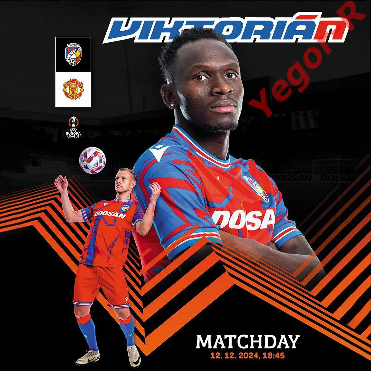 ВИКТОРИЯ Плзень Чехия - МАНЧЕСТЕР ЮНАЙТЕД Англия 12 декабря 2024 ЛЕ ОФИЦИАЛЬНАЯ