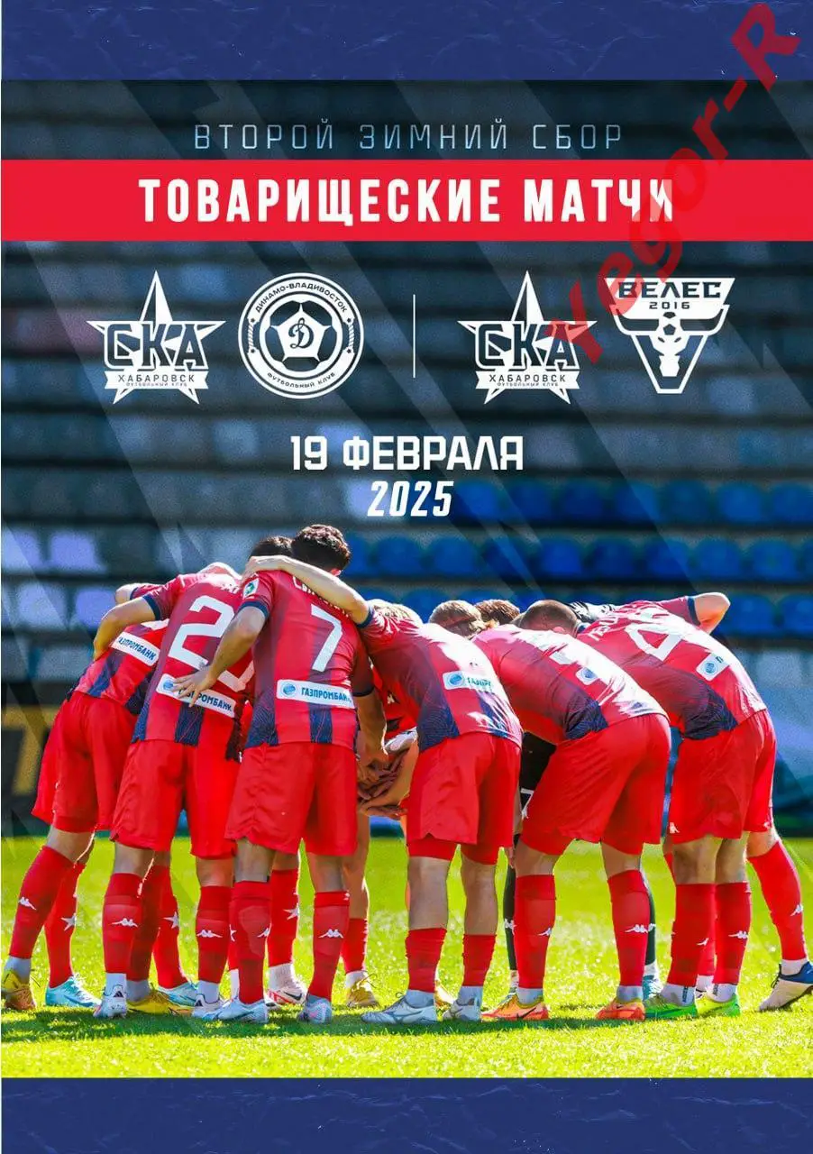 СКА Хабаровск Россия - ДИНАМО Владивосток + ВЕЛЕС Москва 19 февраля 2025 ТМ ФАН