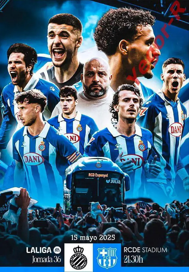 ЭСПАНЬОЛ - БАРСЕЛОНА Испания 15 мая 2025 ЛА ЛИГА Барса ЧЕМПИОН Ямаль ФАН 12 стр