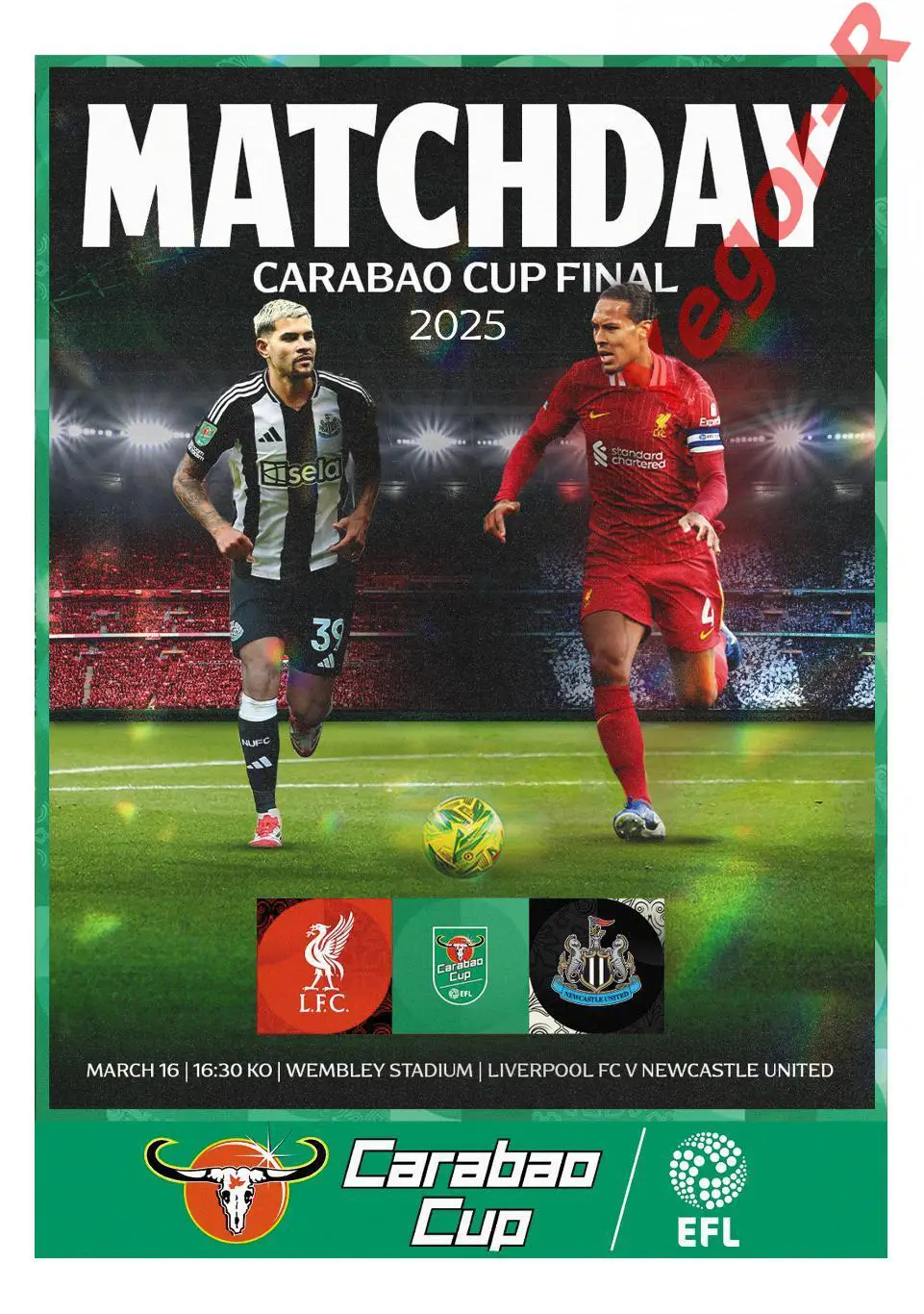 ЛИВЕРПУЛЬ - НЬЮКАСЛ ЮНАЙИТЕД 16 марта 2025 Кубок Лиги Англия Финал ФАН 16 стр