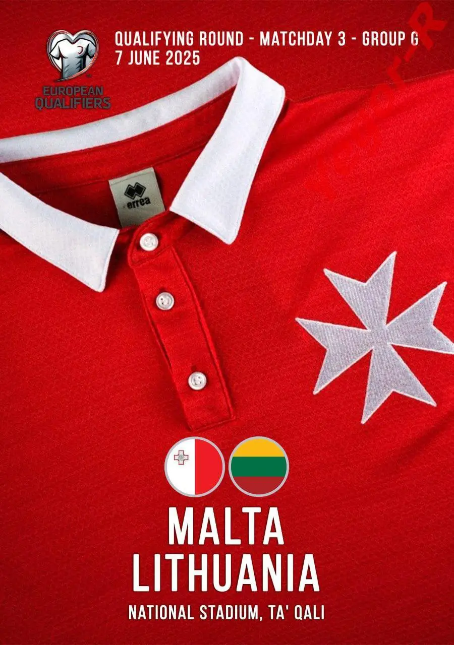 МАЛЬТА - ЛИТВА 7 июня 2025 отб. ЧМ ФАН + ОФИЦИАЛЬНЫЙ ТИМ ШИТ 1