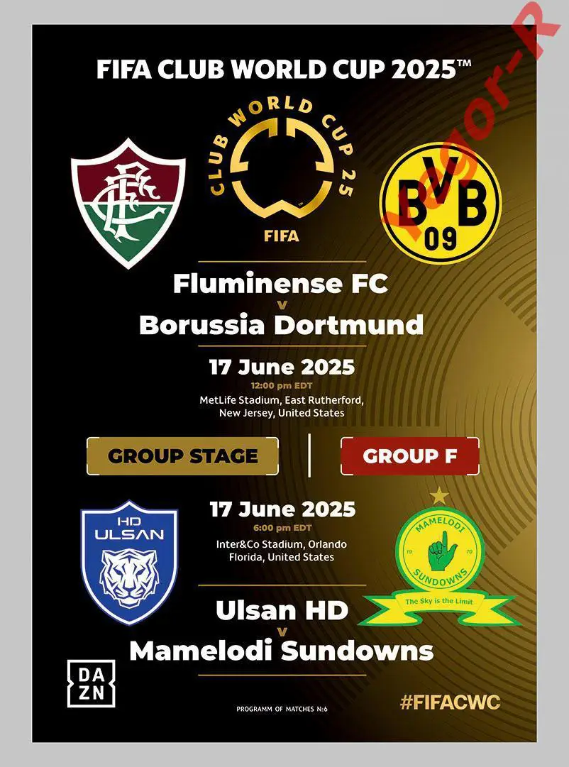 №6 УЛЬСАН ХЕНДЕ Южная Корея - МАМЕЛОДИ САНДАУНС ЮАР 17 июня 2025 Клубный ЧМ