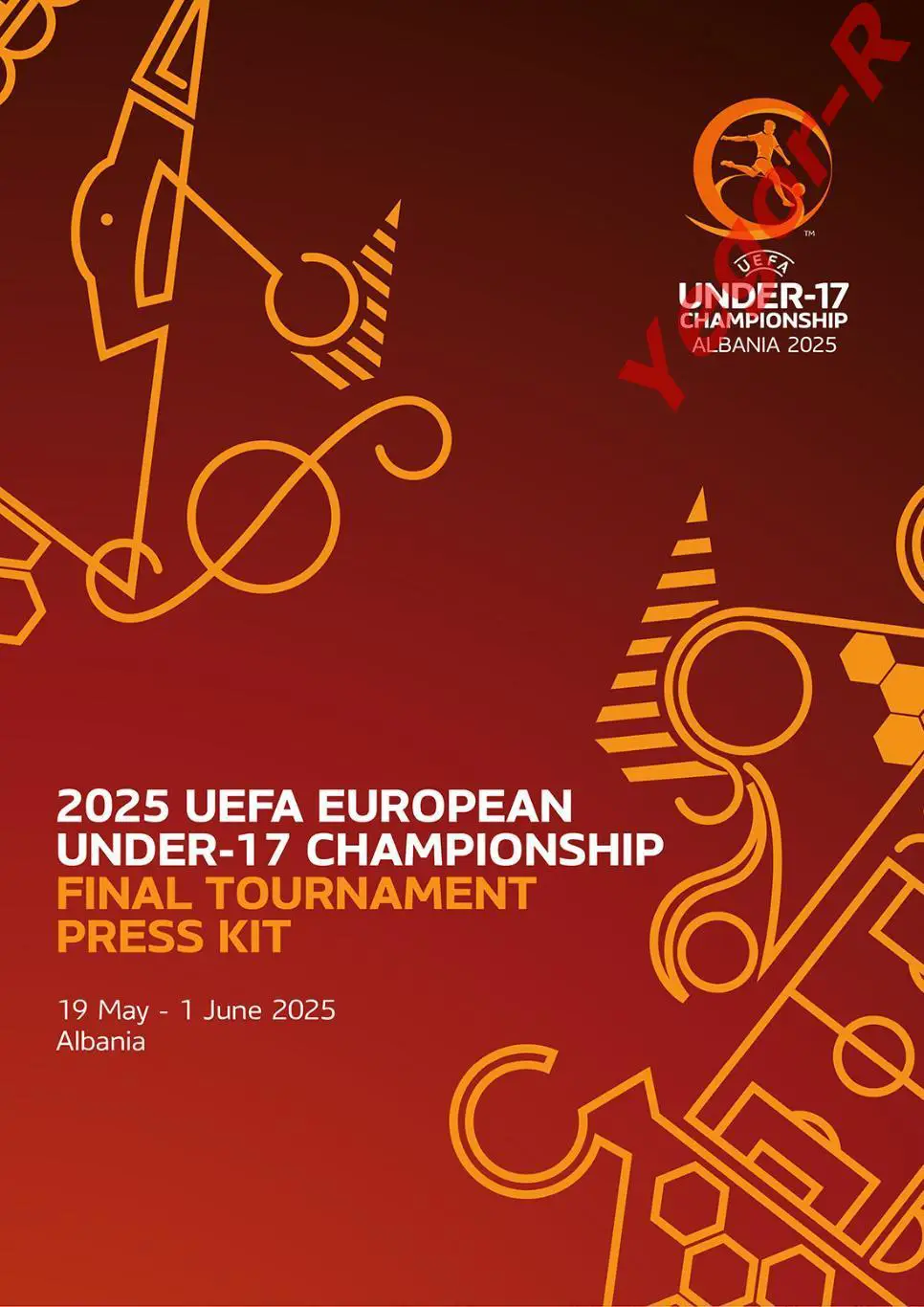 ЧЕ-2025 U17 официальная УЕФА 48 стр. Англия Германия Бельгия Чехия Франция ...