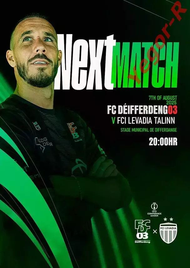 ДИФФЕРДАНЖ Люксембург - ЛЕВАДИЯ Таллинн Эстония 7 августа 2025 ЛК ФАН