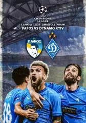 ПАФОС Кипр - ДИНАМО Киев Украина 12 августа 2025 ЛЧ ФАН