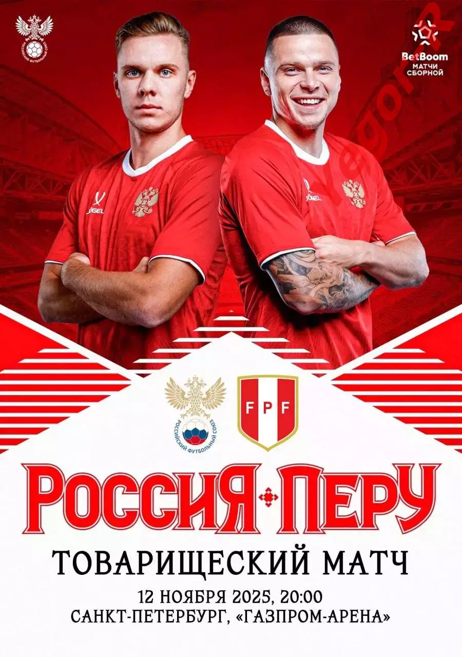 РОССИЯ - ПЕРУ 12 ноября 2025 ТМ ФАН программа