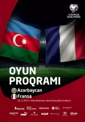АЗЕРБАЙДЖАН - ФРАНЦИЯ 16 ноября 2025 отб. ЧМ-2026 официальная
