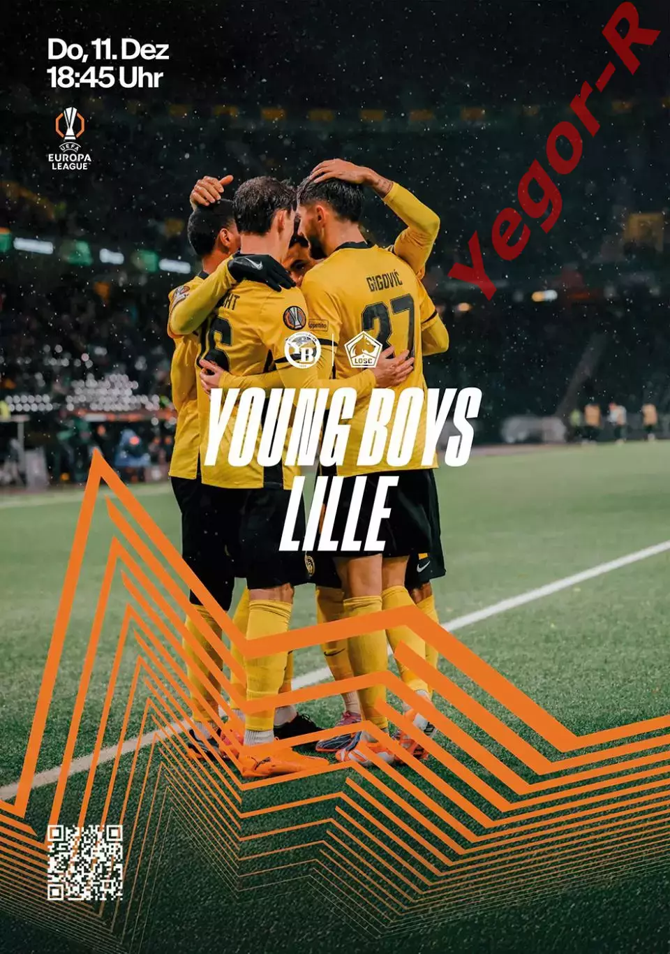 ЯНГ БОЙЗ Берн Швейцария - ЛИЛЛЬ Франция 11 декабря 2025 ЛЕ ОФИЦИАЛЬНАЯ