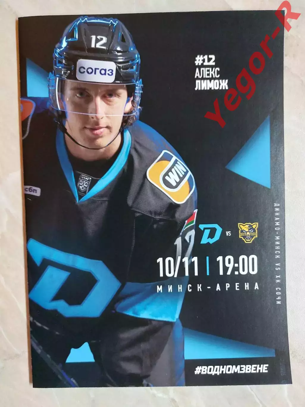 ДИНАМО Минск Беларусь - СОЧИ ХК Россия 10 ноября 2025 КХЛ офиц ВИП