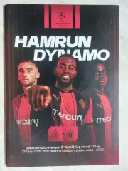 ХАМРУН СПАРТАНС Мальта - ДИНАМО Киев Украина 22 июля 2025 ЛЧ ОФИЦИАЛЬНАЯ