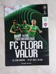 ФЛОРА Таллинн Эстония - ВАЛЮР Рейкьявик Исландия 17 июля 2025 ЛК ОФИЦИАЛЬНАЯ