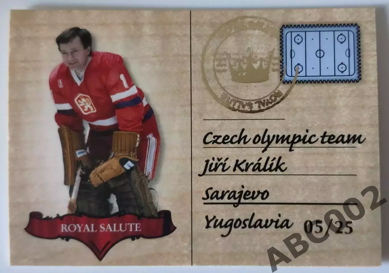 Royal Salute Jiri Kralik 05/25 Czech Olympic Team