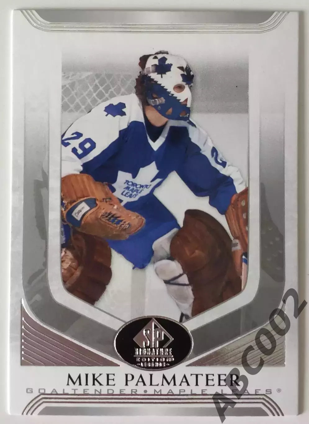Карточка НХЛ / Mike Palmateer / Maple Leafs