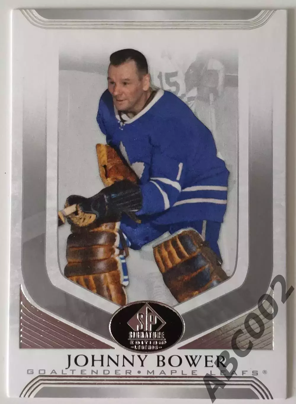 Карточка НХЛ / Johnny Bower / Maple Leafs
