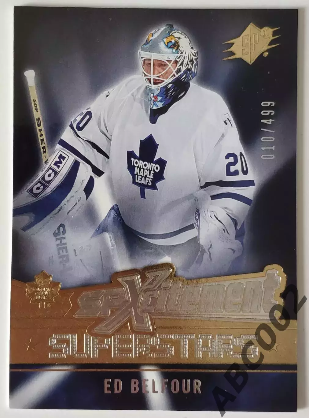 Карточка НХЛ / Ed Belfour / Maple Leafs