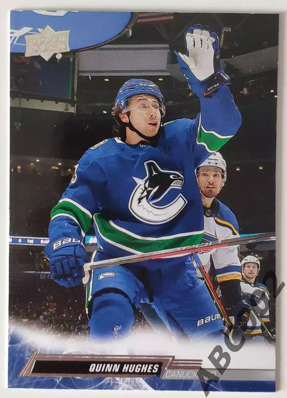 Карточка НХЛ / Quinn Hughes / Canucks