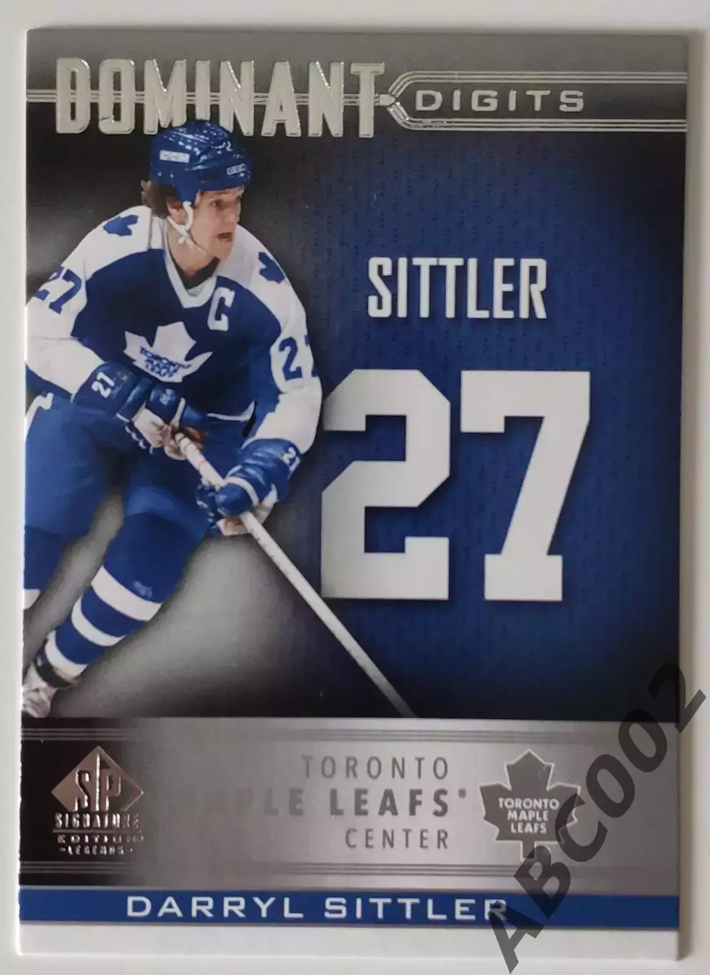 Карточка НХЛ / Darryl Sittler / Maple Leafs