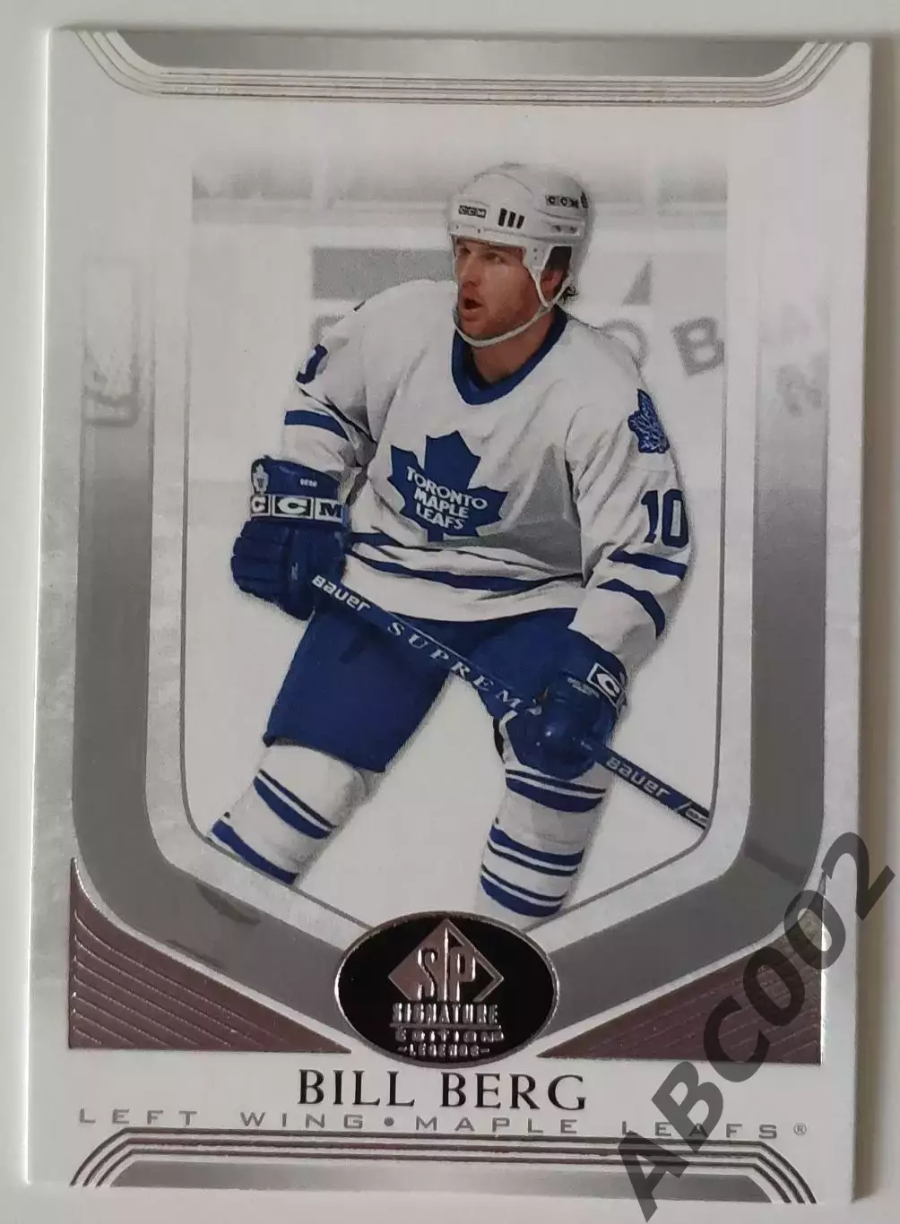 Карточка НХЛ / Bill Berg / Maple Leafs