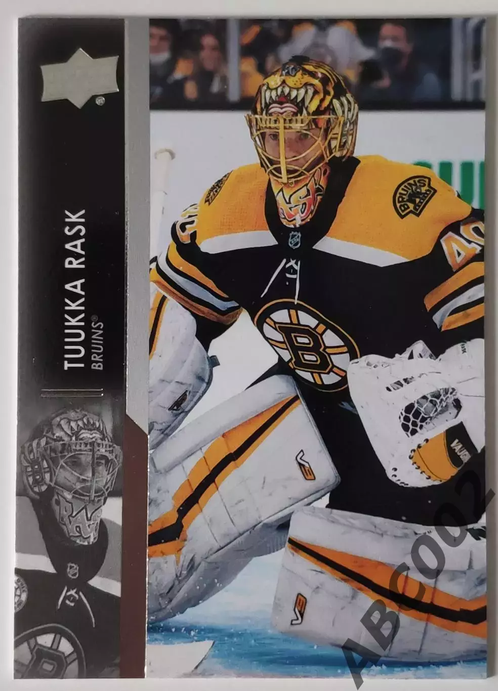 Карточка НХЛ / Tuukka Rask / Bruins