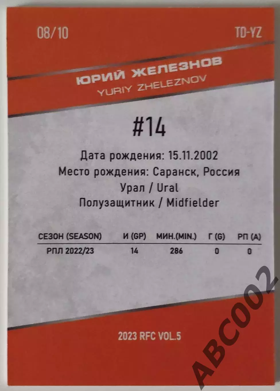 Тренировочный день / Юрий Железнов / 8 из 10 / ФК Урал / РПЛ 1