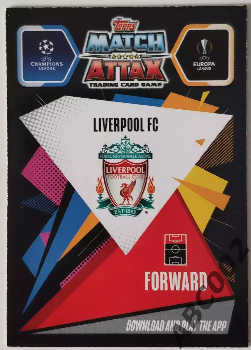 АПЛ / Roberto Firmino / Liverpool / Topps Match Attax 1