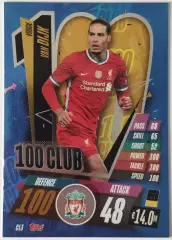 АПЛ / Virgil Van Dijk / Liverpool / Topps Match Attax