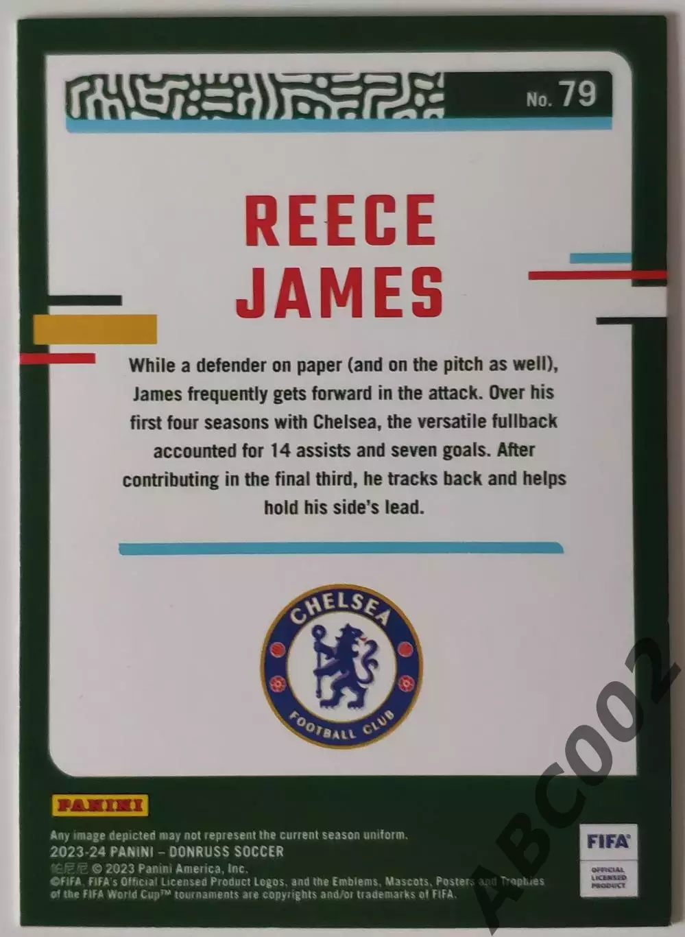АПЛ / Reece James / Chelsea / Panini Donruss 1