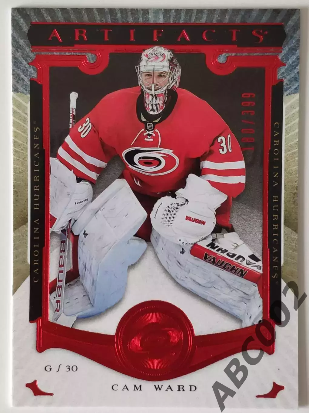 Карточка НХЛ / Cam Ward / 188 из 399 / Hurricanes / Artifacts