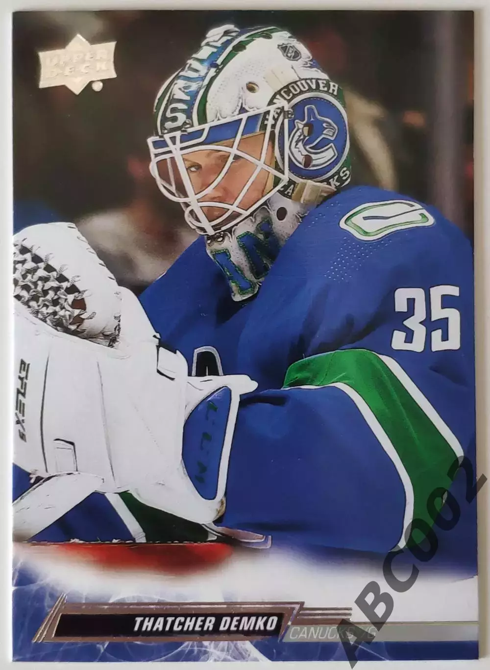 Карточка НХЛ / Thatcher Demko / Canucks