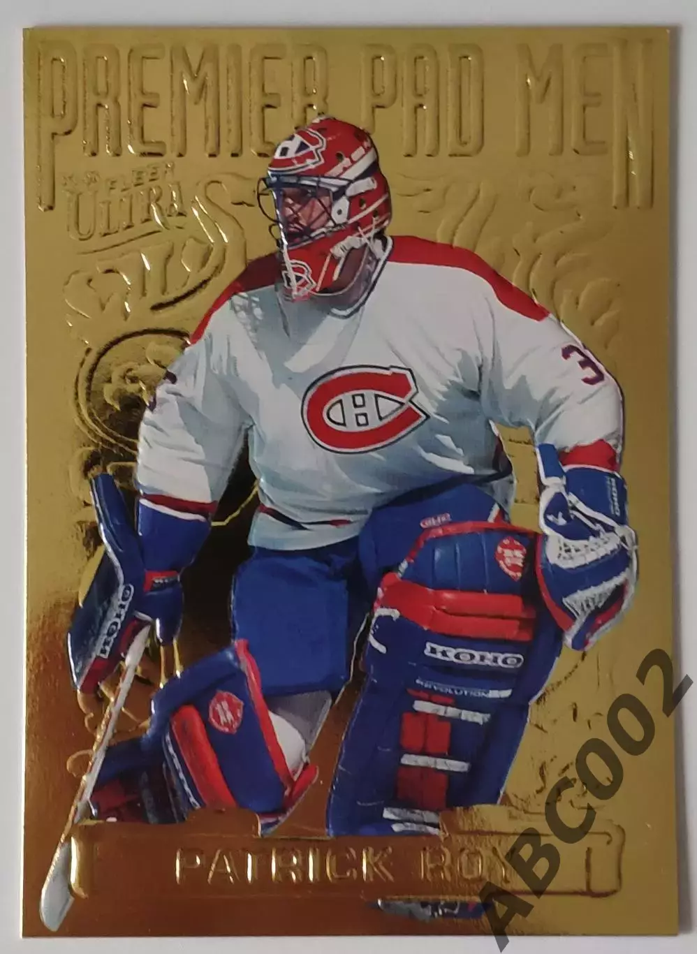 Карточка НХЛ / Patrick Roy / Canadiens / Fleer Ultra