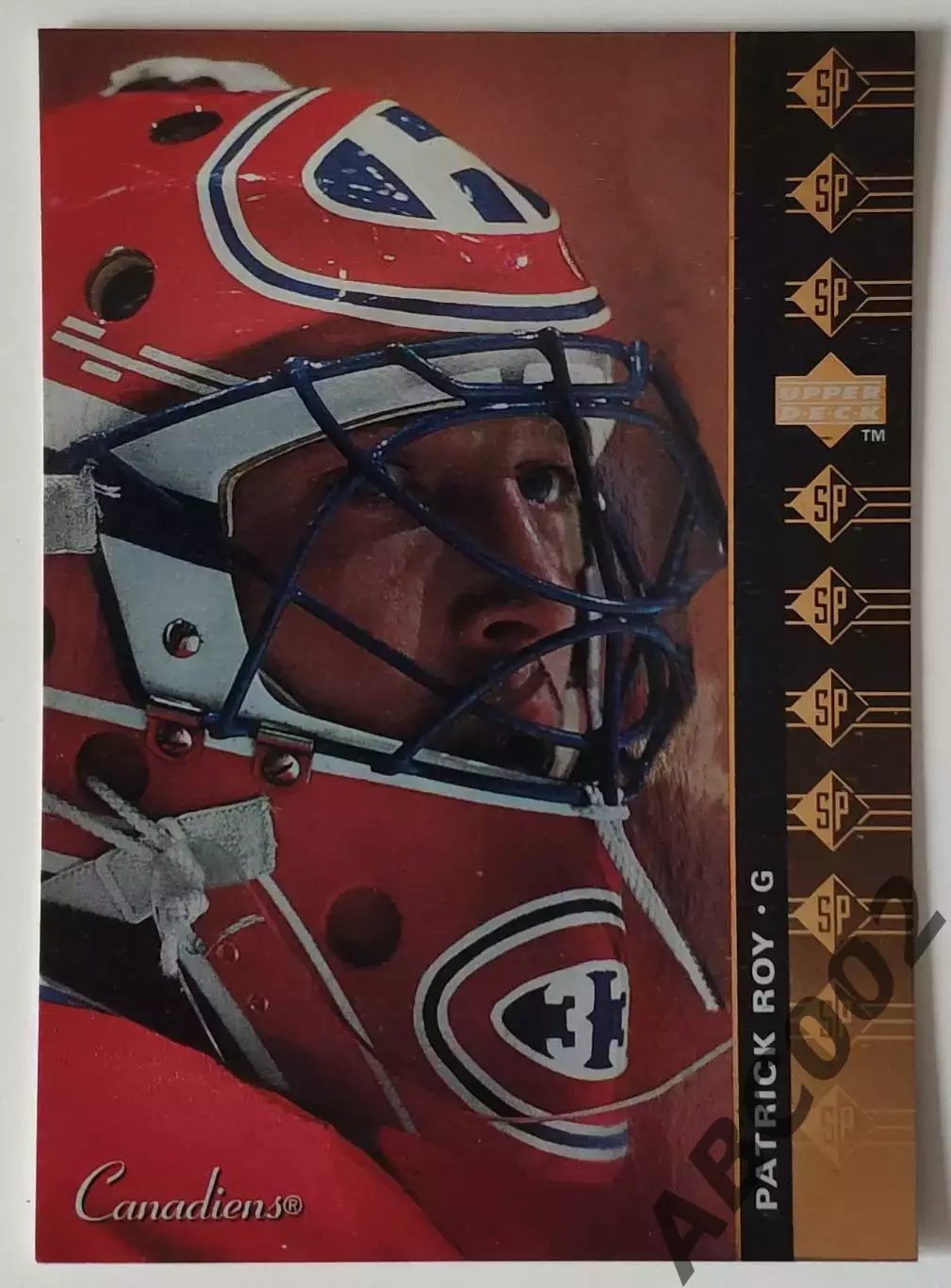 Карточка НХЛ / Patrick Roy / Canadiens / Upper Deck SP