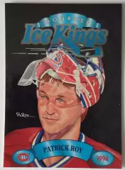 Карточка НХЛ / Patrick Roy / Canadiens / Donruss Ice Kings