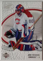 Карточка НХЛ / Jose Theodore / Canadiens / Ice