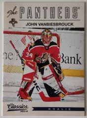 Карточка НХЛ / John Vanbiesbrouck / Panther / Classics Signatures